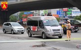 Xử phạt nhiều trường hợp vi phạm giao thông trong ngày đầu tổng kiểm tra, kiểm soát phương tiện